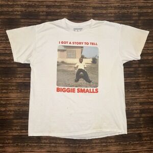 The Notorious B.I.G. Biggie Smalls T-Shirt Tan I Got A Story To Tell Graphic LRG